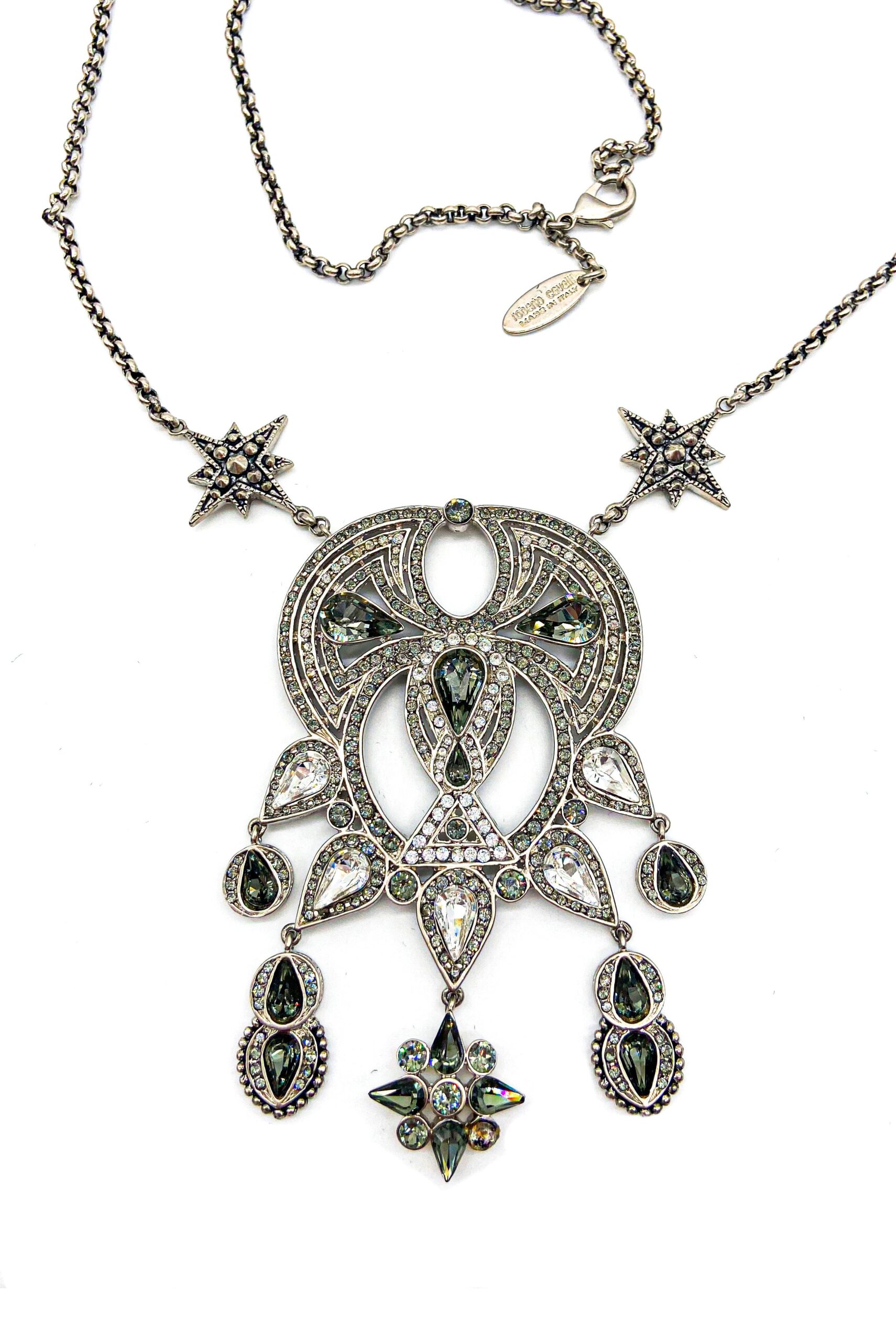 Roberto Cavalli Art Deco Bohemian Pendant Necklace Roberto Cavalli Art Deco Bohemian Pendant Necklace