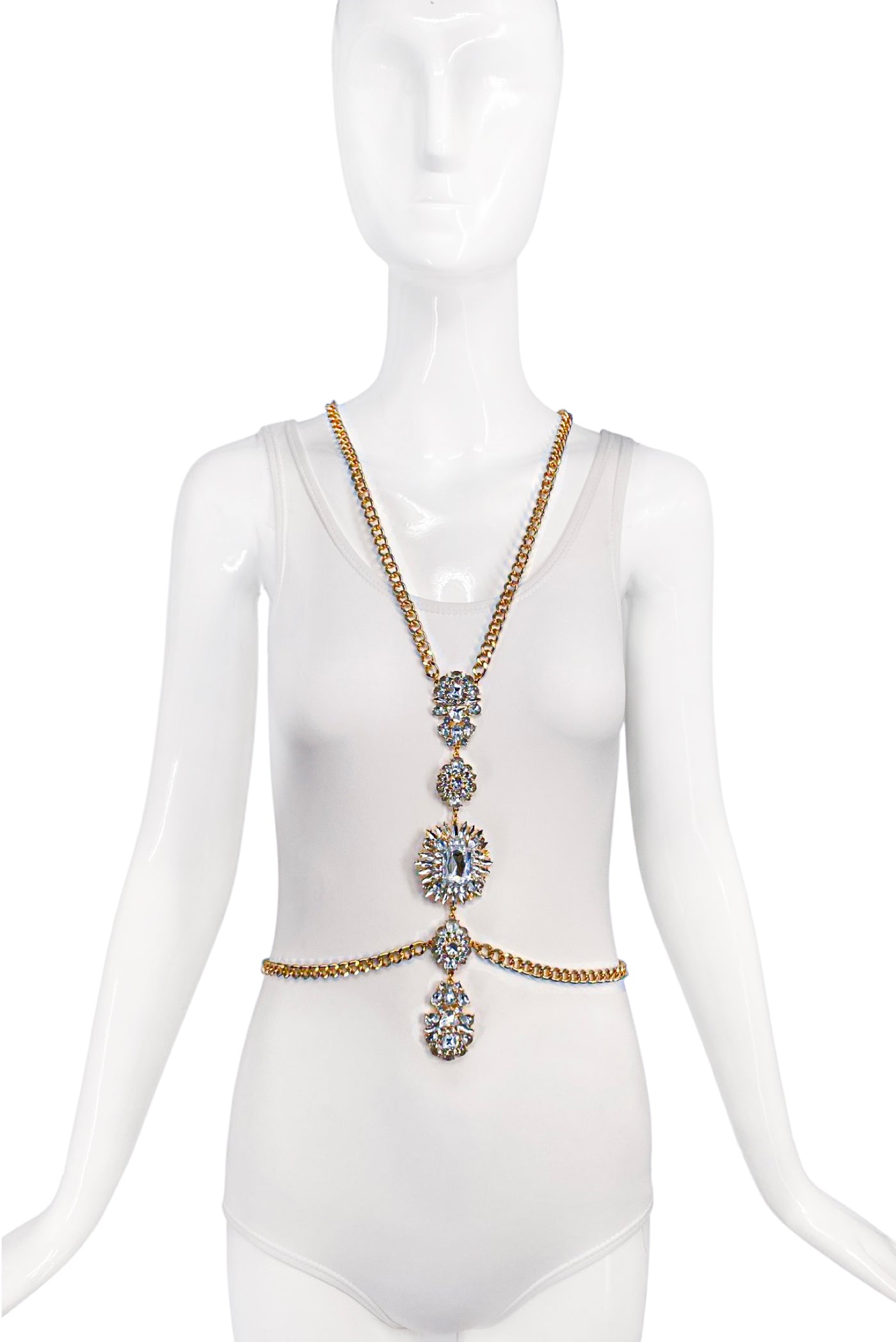 Vintage Gold Chain Crystal Body Harness (Copy) Vintage Gold Chain Crystal Body Harness (Copy)