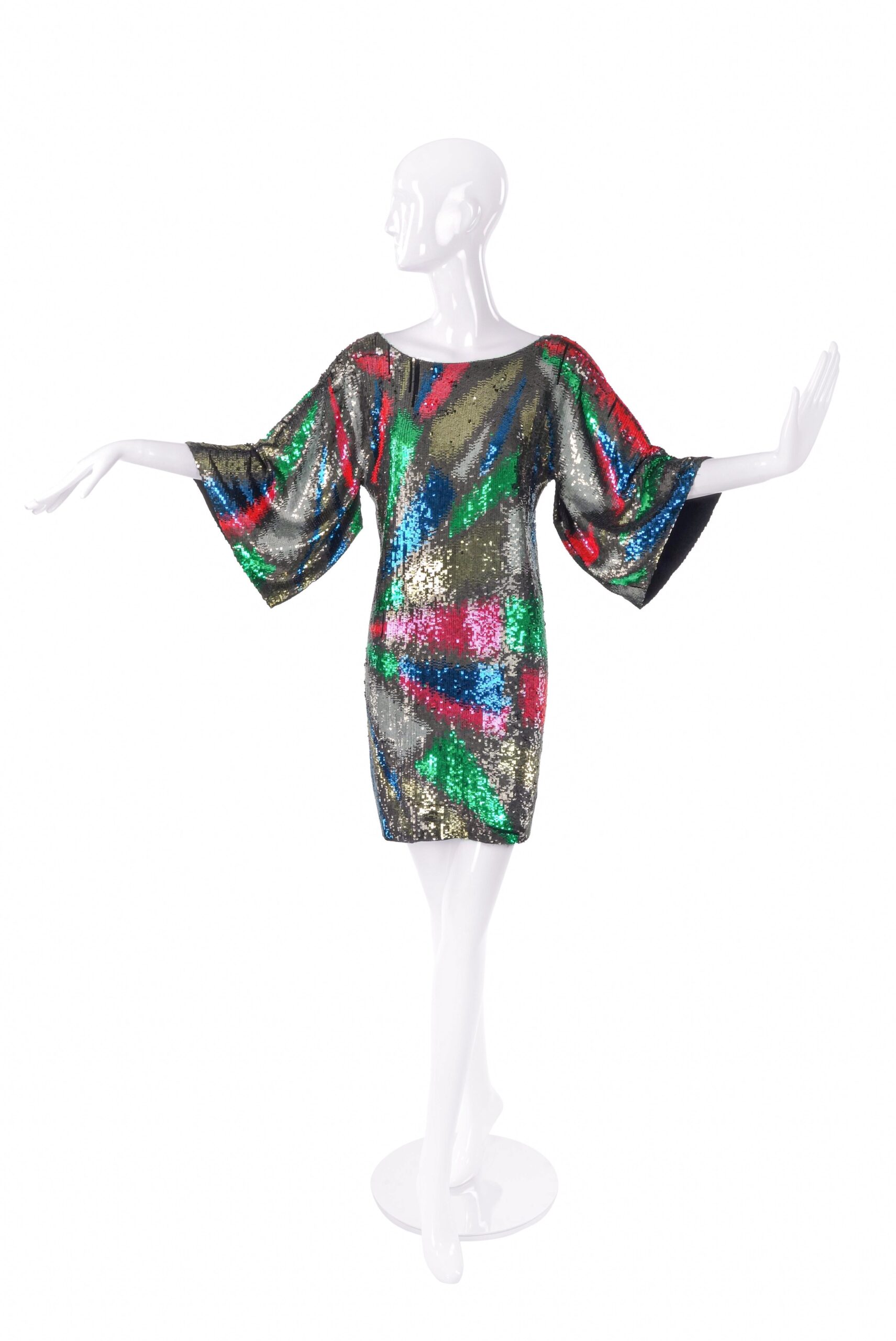 Emilio Pucci Multi Color Sequin Mini Dress SS2008 Emilio Pucci Multi Color Sequin Mini Dress SS2008