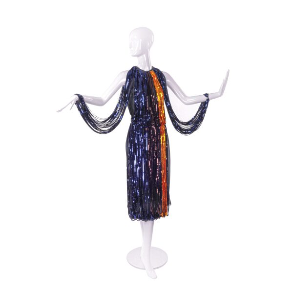 Vionnet Sequin Dress with Dramatic Sleeves FW2011