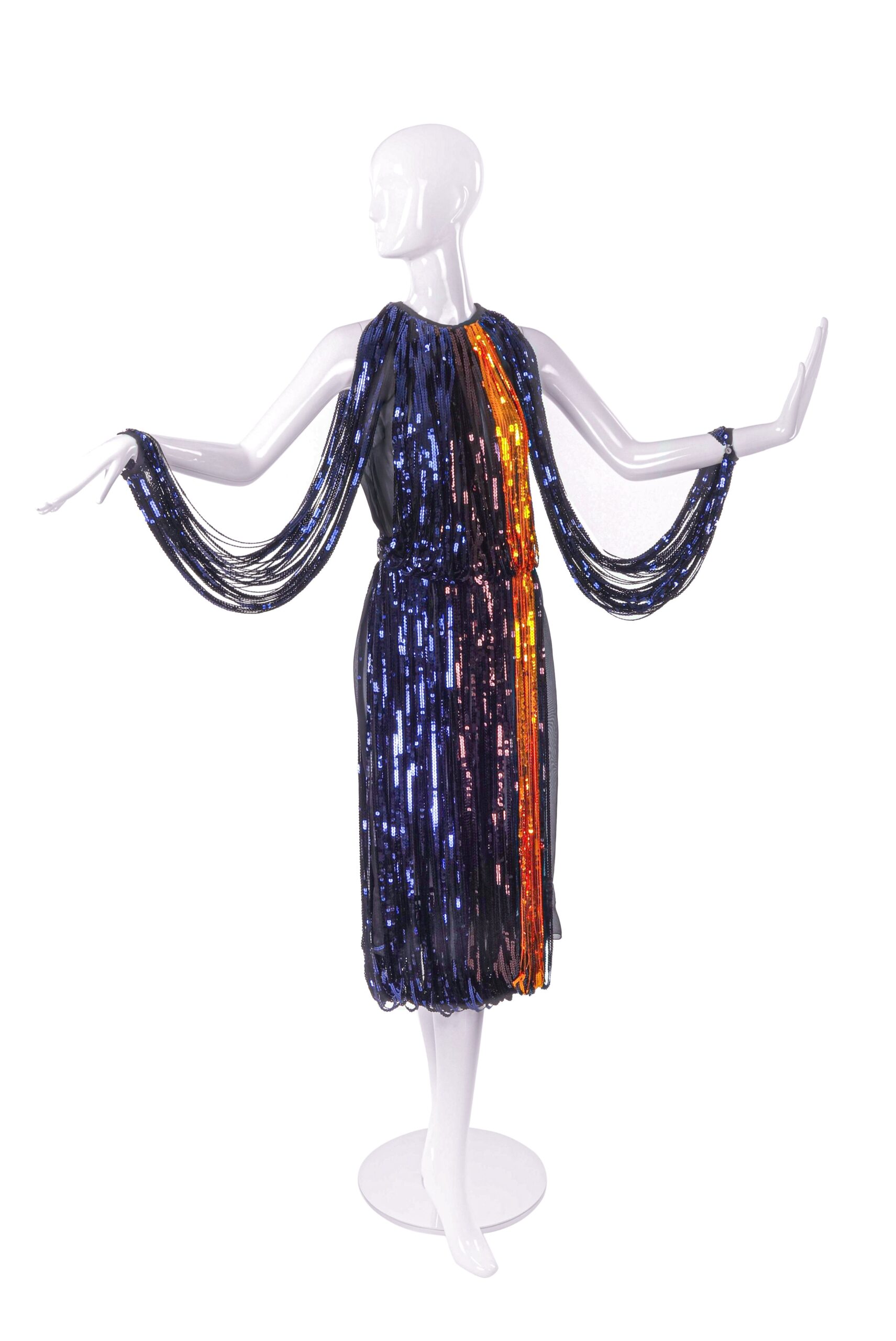 Vionnet Sequin Dress with Dramatic Sleeves FW2011 Vionnet Sequin Dress with Dramatic Sleeves FW2011