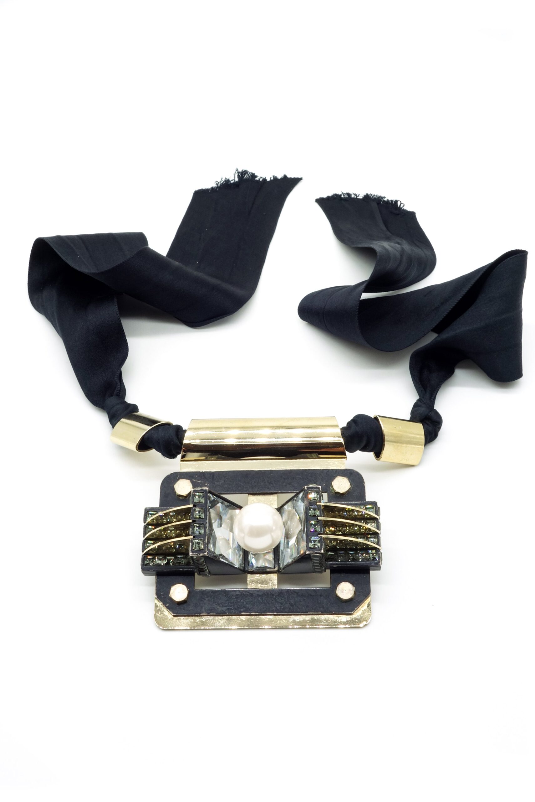 Lanvin Geometric Art Deco Pearl Necklace FW2009 Lanvin Geometric Art Deco Pearl Necklace FW2009