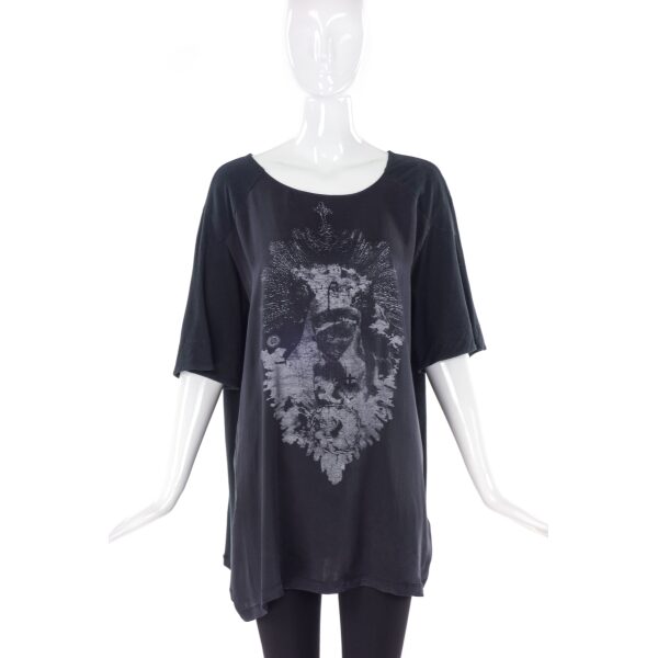 Givenchy Madonna Print Silk & Cotton T-Shirt