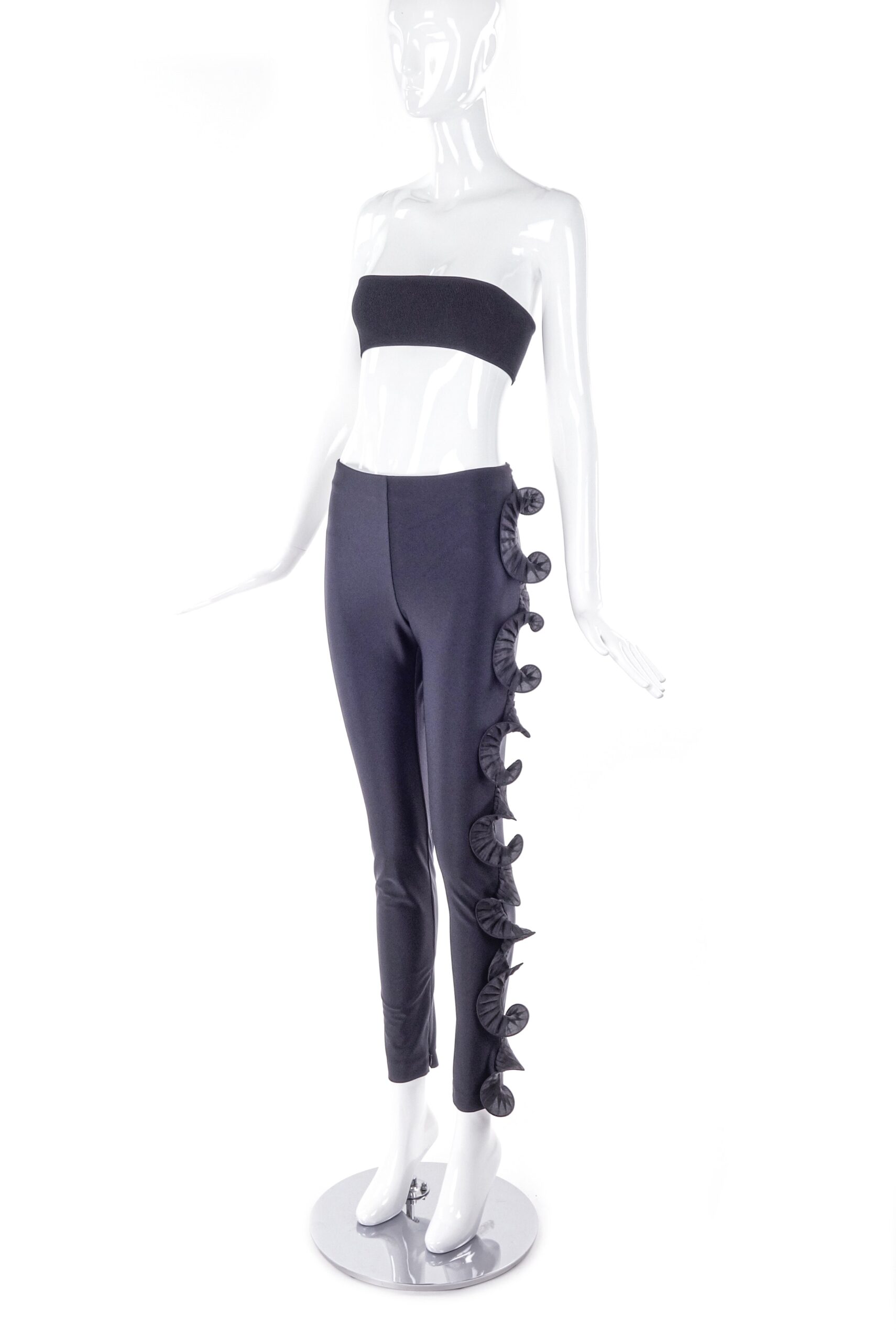 Emanuel Ungaro by Fausto Puglisi One Side Ruffle Pants Emanuel Ungaro by Fausto Puglisi One Side Ruffle Pants