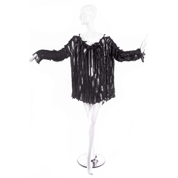 Yves Saint Laurent by Tom Ford Shredded Knit Blouse FW 2002