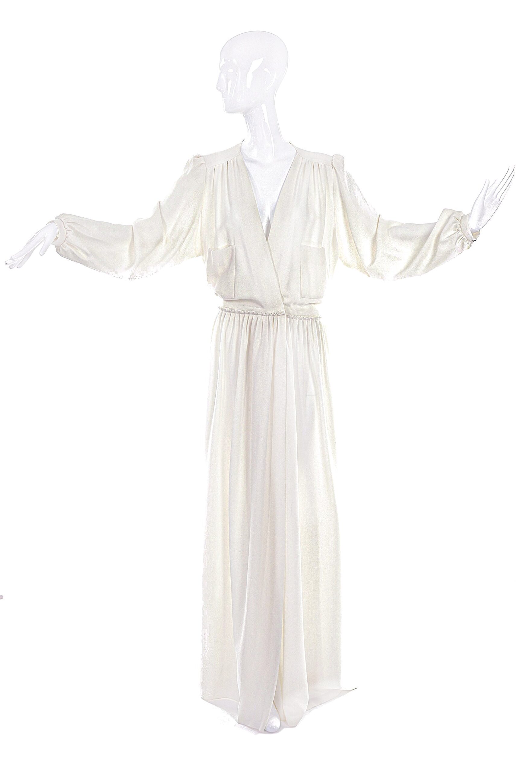 Roksanda Ivory Wrap Dress Goddess Gown Roksanda Ivory Wrap Dress Goddess Gown