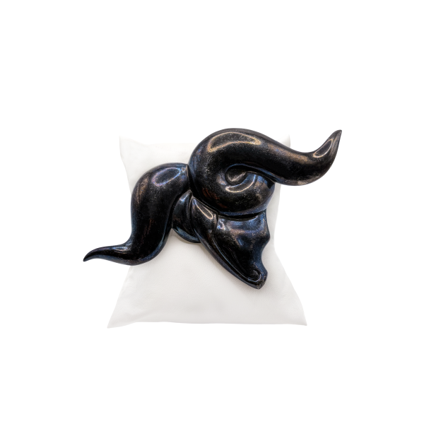 Jean-Louis Scherrer Black and Blue Ram Broach