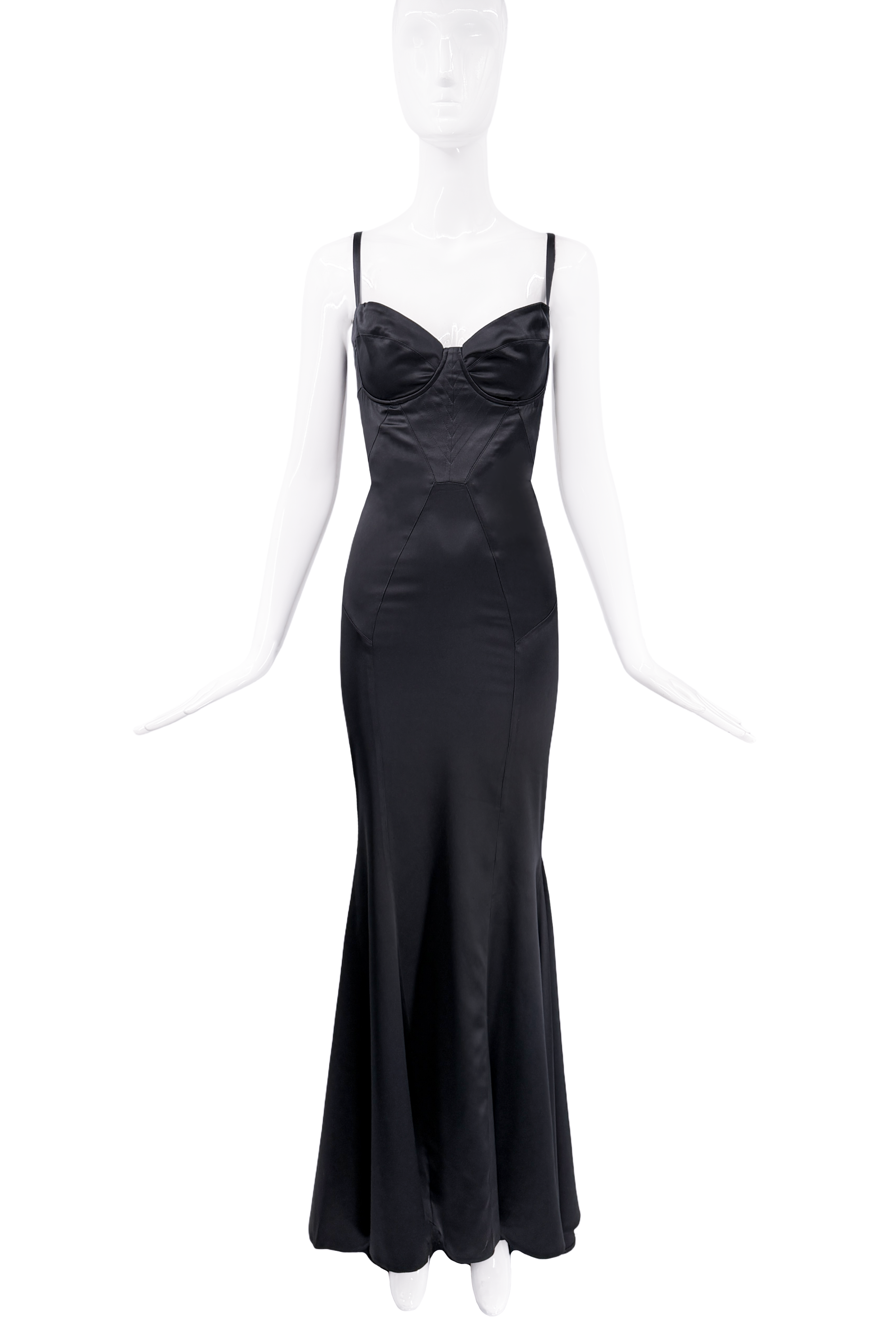 Roberto Cavalli Black Bustier Corset Dress Gown Roberto Cavalli Black Bustier Corset Dress Gown