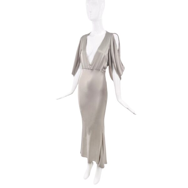 Michael Kors Grey Cut Out Dress Gown