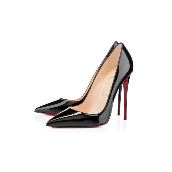 Christian Louboutin Pigalle Follies Patent Leather Pointed Toe Stiletto Size 42