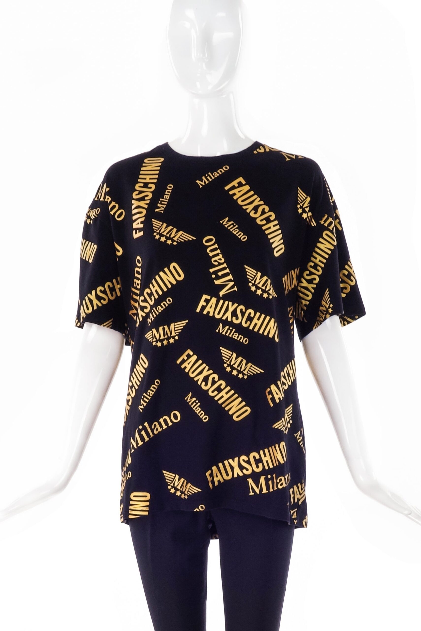 Moschino Couture “Fauxschino” Oversized T-Shirt Moschino Couture “Fauxschino” Oversized T-Shirt