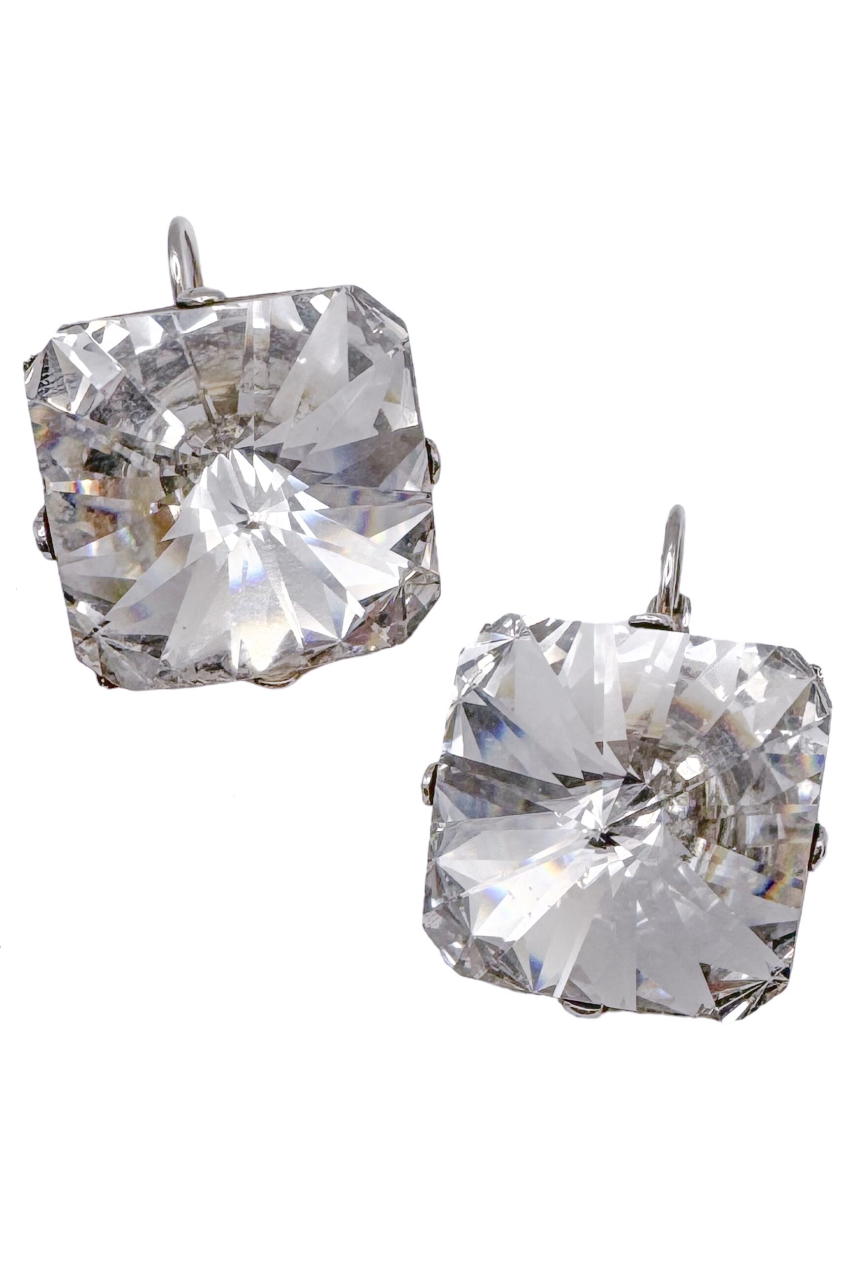 Vintage Crystal Square Drops Vintage Crystal Square Drops
