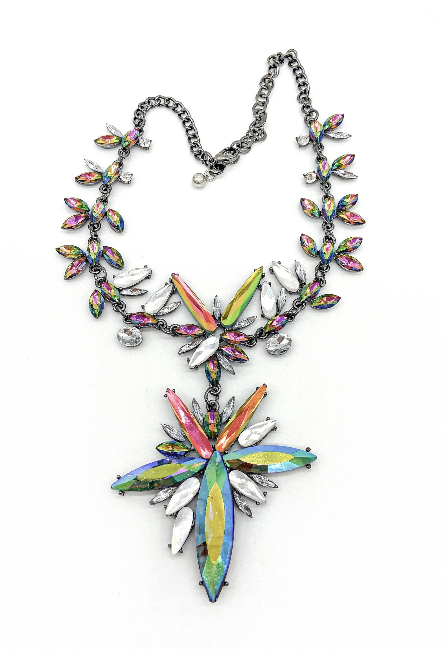 Vintage Sunburst Crystal Statement Necklace Vintage Sunburst Crystal Statement Necklace