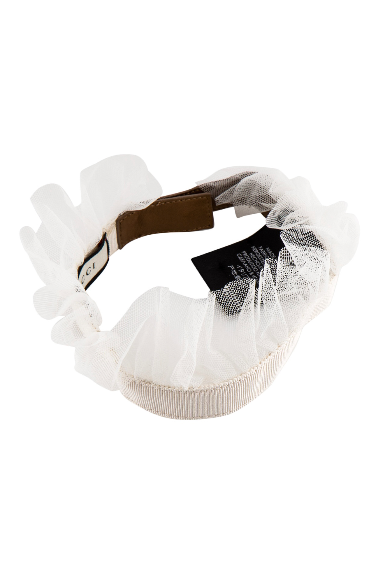 Gucci Creme Lace Ruffle Neckpiece Collar Gucci Creme Lace Ruffle Neckpiece Collar